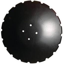 DISQUE CRENELE 465X5 4 TROUS 90311329 - TYPE RABE