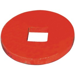 PLAQUE EXTREMITE BOMBEE Ø 150X15 CARRE DE 41