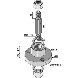 PALIER GLISSEUR COMPLET