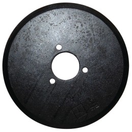 COUTRE CIRCULAIRE Ø250X4 ROND Ø55 3 TROUS Ø10 EA 80