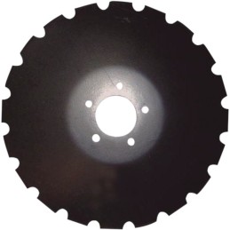 DISQUE DE SEMOIR CRENELE Ø 410X5 5 TROUS TYPE KVERNELAND
