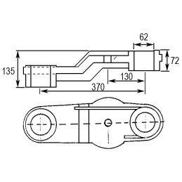 BALANCIER CENTRAL DEPORTE EA 37 ALESAGE 62
