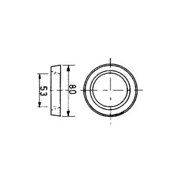 RONDELLE DE JEU FONTE D50X80X15 - MAZARS