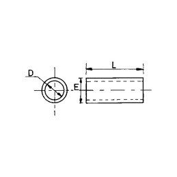 BAGUE POLYAMIDE Ø 50X72 MM LG 90MM SIAM MAZARS