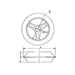 DISQUE FONTE CULTIPACKER 310X50X100 OUVERT