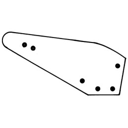 VERSOIR 14" D. CYL. P616074 ADAPT.KUHN