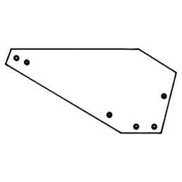 VERSOIR DROIT CYLINDR. P616070 ADAPT.KUHN