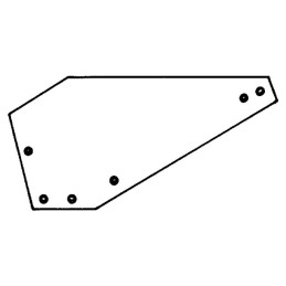 VERSOIR GAUCHE CYLINDR. P616071 ADAPT.KUHN