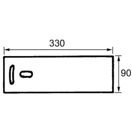 RALLONGE D/G BORE P648005 ADAPT.KUHN