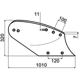VERSOIR G.14"HEL.5HN   TRIPLEX P172449 AD.GRB