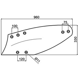 VERSOIR D. 14" HE. 4HN P172340 AD.G&B