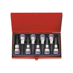 Coffret de douilles longues 1/2" TORX - 9 pièces