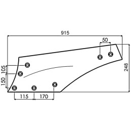 VERSOIR GAUCHE 6387 ADAPTABLE DURO