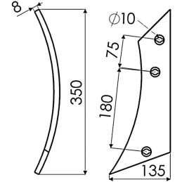 ETRAVE DROITE TRIPLEX TYPE DURO 5954