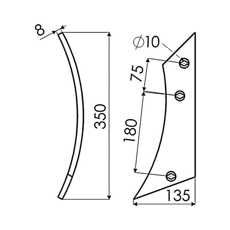 ETRAVE GAUCHE TRIPLEX TYPE DURO 5955