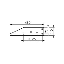 CONTRE SEP AVANT DROIT LPF ORIGINE FENET 015511704