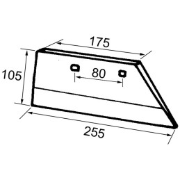 SOC DE RASETTE GAUCHE TYPE DURO 6603