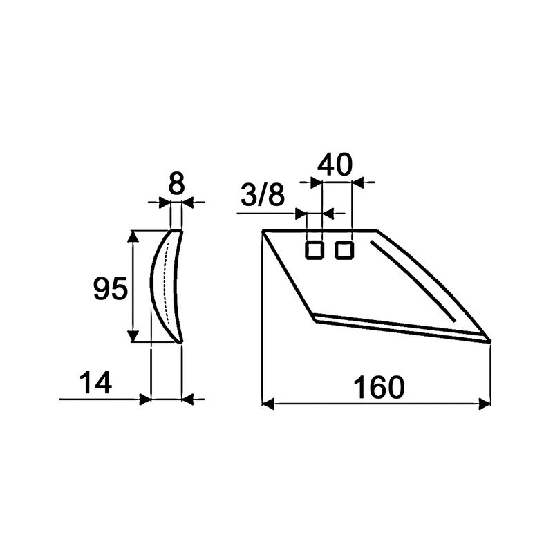 SOC DE RASETTE DROIT TYPE IHF 10277