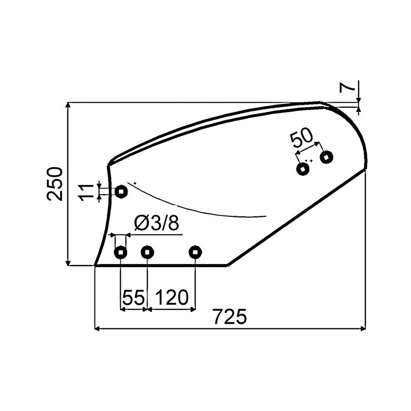 VERSOIR DROIT P736229 AD.IHF