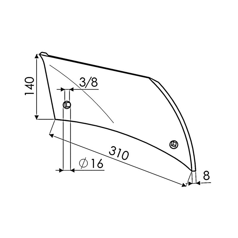 ETRAVE DROITE TRIPLEX TYPE IHF 737191