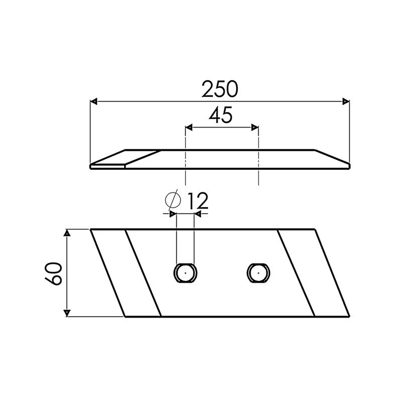 POINTE DROITE REVERSIBLE TYPE KRONE 9690990