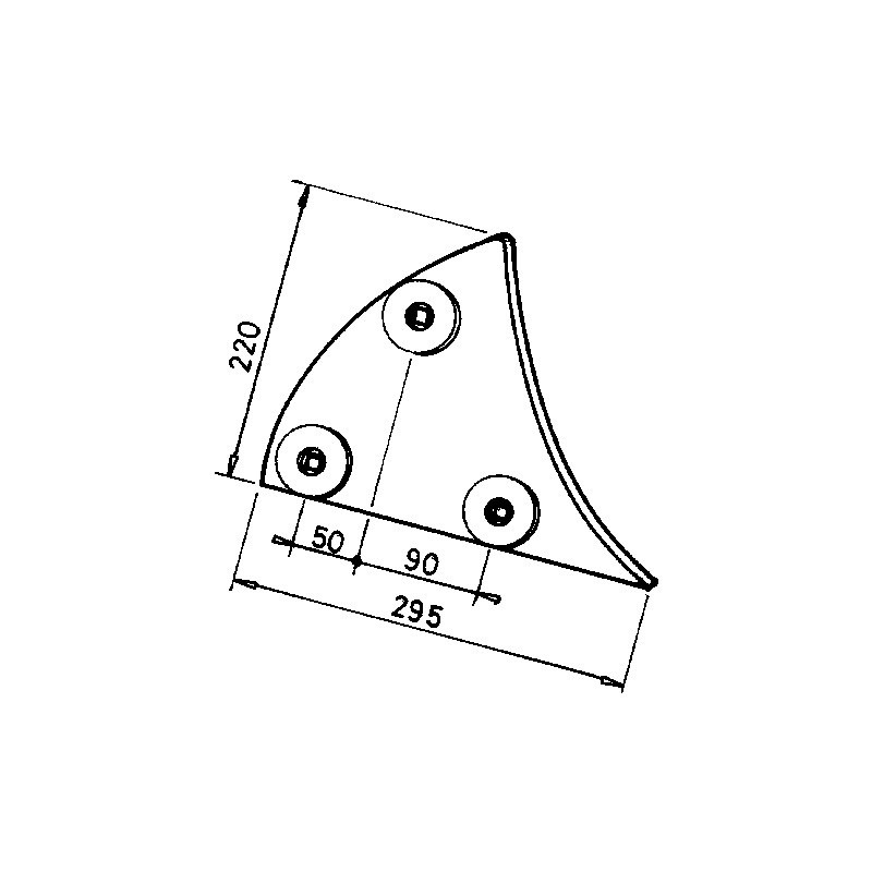 ETRAVE DROITE TYPE LEMKEN 3451004