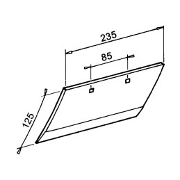 SOC DE RASETTE DROIT TYPE LEMKEN 3363710