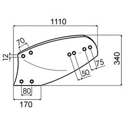 VERSOIR DROIT BORE CORPS XL  B94594 AD.OVERUM