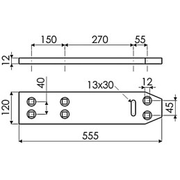 CONTRE SEP REVERSIBLE TYPE RABE 27510305