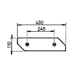 CONTRE SEP AVANT REVERSIBLE TYPE RANSOMES PASC702/703
