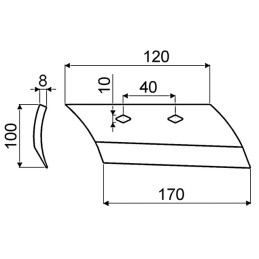 SOC DE RASETTE GAUCHE TYPE SOUCHU 2913