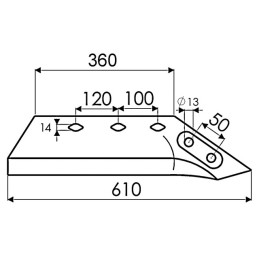 SOC A POINTE GAUCHE TYPE VOGEL & NOOT U1300|P9003503