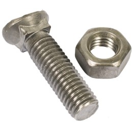 BOULON TETE FRAISEE OVALE 10X38 8.8 BRUT TYPE KONGSKILDE BOITE DE 50