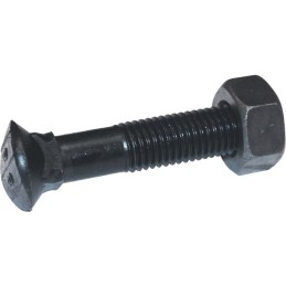 BOULON TETE FRAISEE OVALE 11X60 8.8 BRUT BOITE DE 25