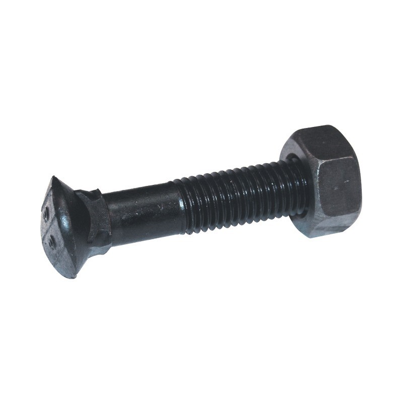 BOULON TETE FRAISEE OVALE 11X60 8.8 BRUT BOITE DE 25