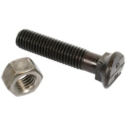 BOULON TETE FRAISEE OVALE 12X60 8.8 BRUT TYPE KONGSKILDE BOITE DE 25