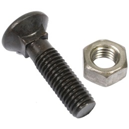 BOULON TETE FRAISEE COLLET CARRE 10X40 8.8 BRUT BOITE DE 25