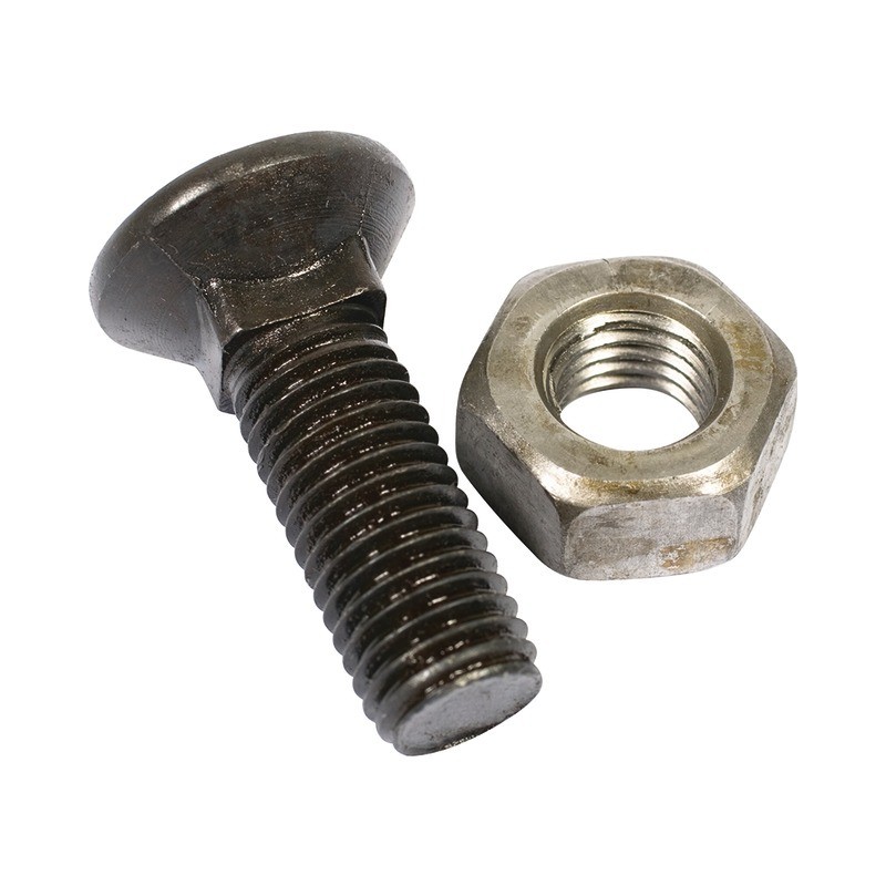 BOULON TETE FRAISEE COLLET CARRE 11X35 8.8 BRUT BOITE DE 25