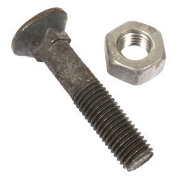 BOULON TETE FRAISEE COLLET CARRE 11X55 8.8 BRUT BOITE DE 25