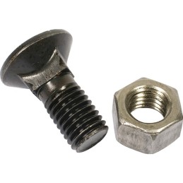 BOULON TETE FRAISEE COLLET CARRE 12X30 8.8 BRUT BOITE DE 25