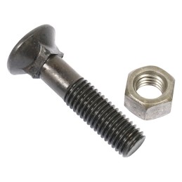 BOULON TETE FRAISEE COLLET CARRE 12X55 8.8 BRUT BOITE DE 25