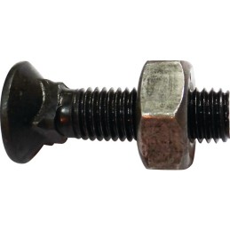 BOULON TETE FRAISEE COLLET CARRE 12X70 8.8 BRUT BOITE DE 25