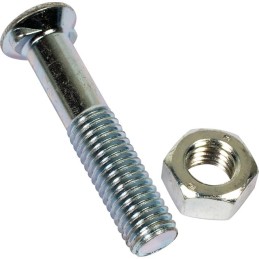 BOULON TETE FRAISEE 2 ERGOTS 12X60 8.8 ZINGUE BOITE DE 25