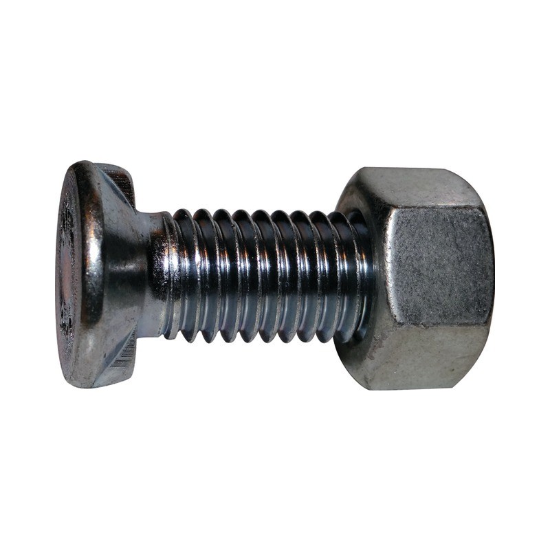 BOULON TETE FRAISEE 2 ERGOTS 14X40 8.8 ZINGUE 051849 BOITE DE 25 NAUD