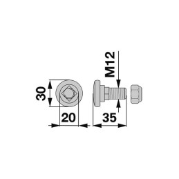 AXE COMPLET TYPE TAARUP 56403000