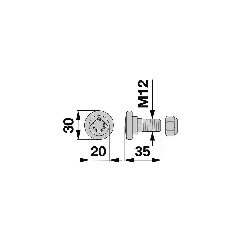 AXE COMPLET TYPE TAARUP 56403000