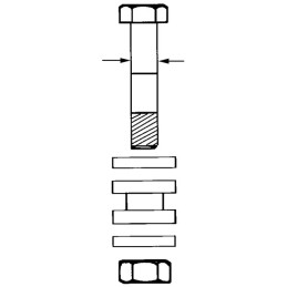 KIT FIXATION RELEVEUR ACIER