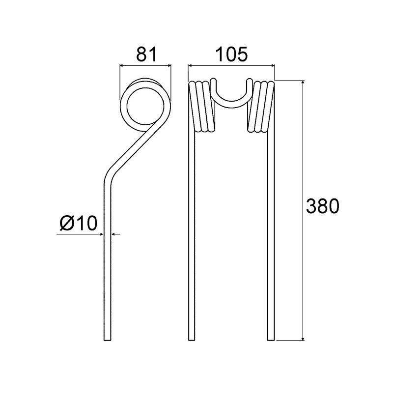 DENT FANEUSE FANEX SERIE 3 FAHR VICON 16607564