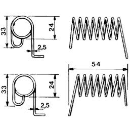RESSORT RAPPEL D OR PZ VGPZ100