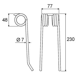 DENT DE PICK-UP (CENTRALE) 18608684 RIVIERE